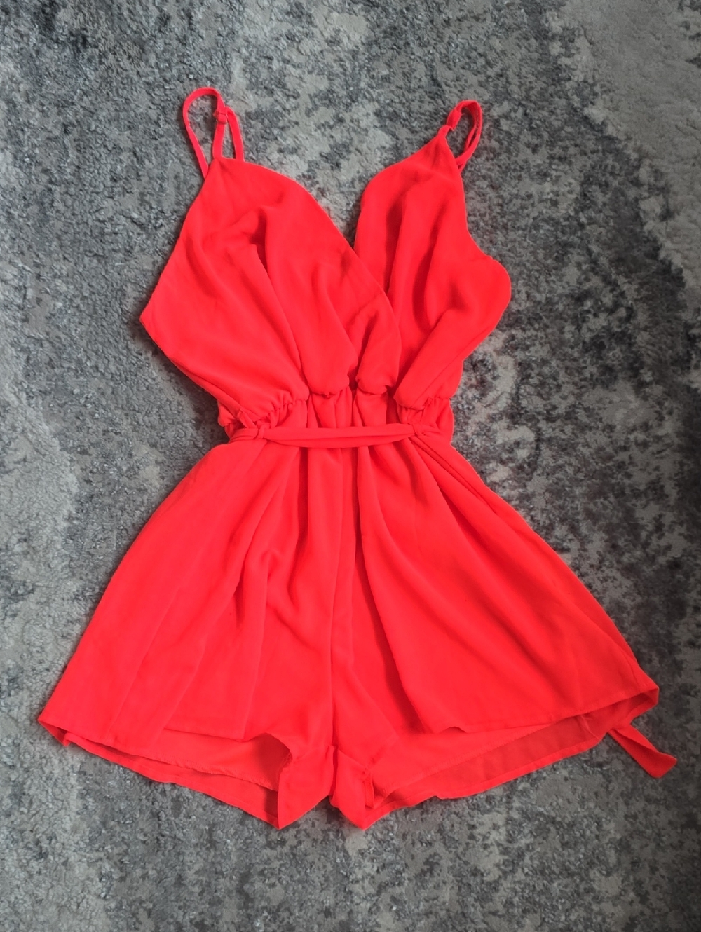 Revamped Bright Pink Sleeveless Romper